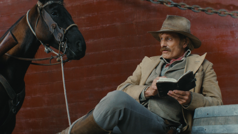 Viggo Mortensen discusses writing, directing, scoring and acting in his new feature film, The Dead Don’t Hurt, in cinemas now (Photo: Signature Entertainment)