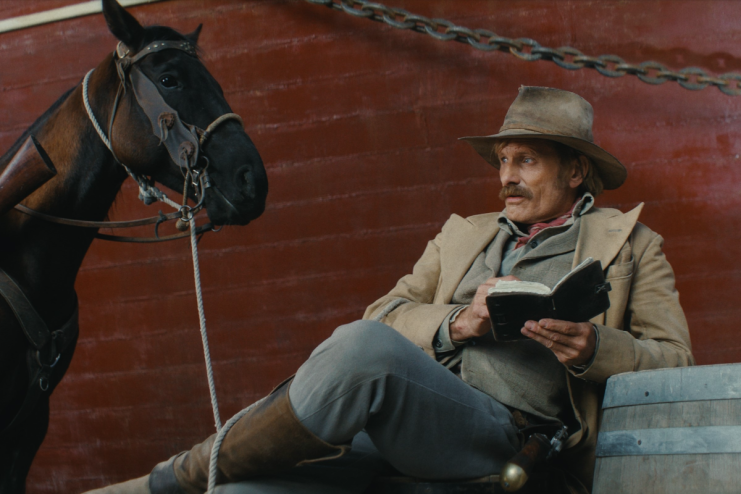 Viggo Mortensen discusses writing, directing, scoring and acting in his new feature film, The Dead Don’t Hurt, in cinemas now (Photo: Signature Entertainment)