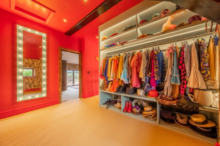 Raiding the dress up shelves... fancy dress at Knotting Hill Farmhouse