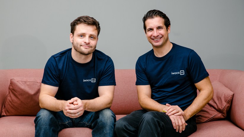 Christoph Rieche (right) and James Dear (left) co-founded Iwoca in 2011