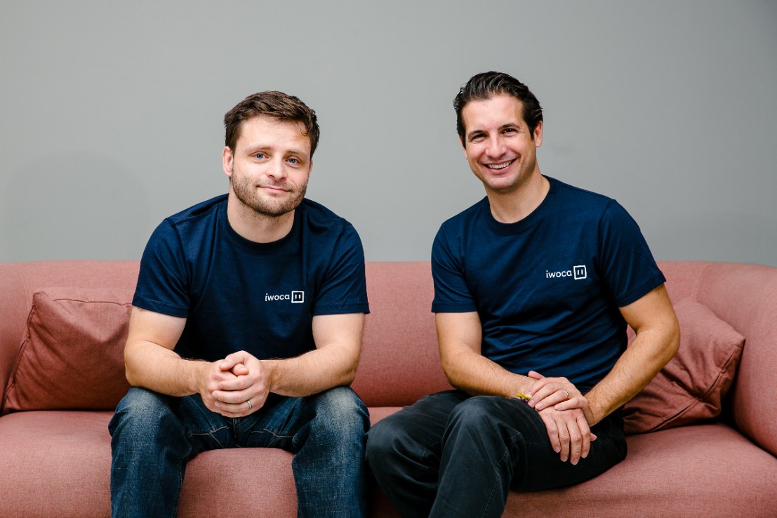 Christoph Rieche (right) and James Dear (left) co-founded Iwoca in 2011