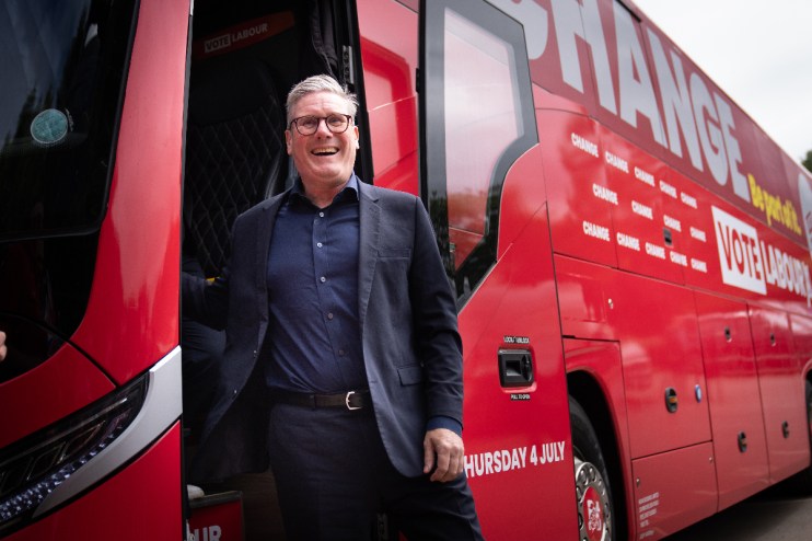 Jessica Frank-Keyes hops on the battle bus to join Labour’s campaign to tear down the Blue Wall