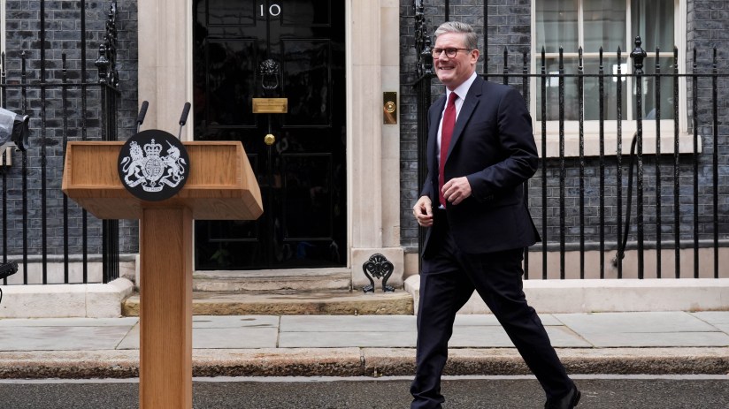 Newly elected Prime Minister Sir Keir Starmer ahead of a speech at his official London residence at No 10 Downing Street for the first time after the Labour party won a landslide victory at the 2024 General Election. Picture date: Friday July 5, 2024. PA Photo. See PA story POLITICS Election. Photo credit should read: James Manning/PA Wire