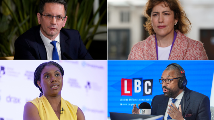Clockwise from top left: Steve Baker, Victoria Atkins, James Cleverly and Kemi Badenoch. Photo: PA