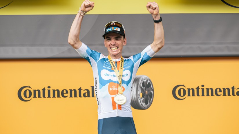Romain Bardet won the opening stage of the Tour de France in Rimini