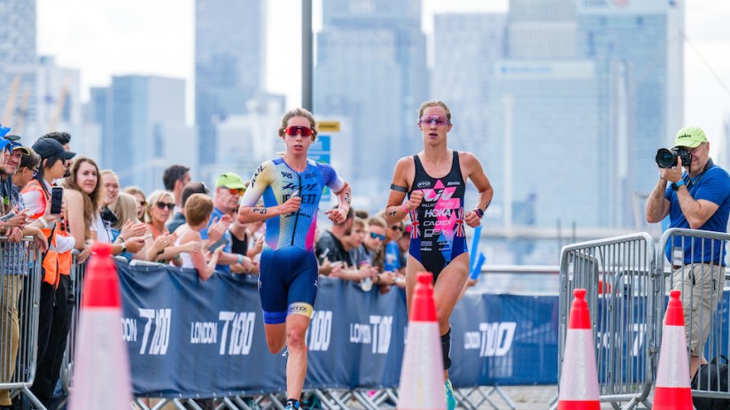 The London T100 Triathlon featured 40 of the world’s top male and female triathletes