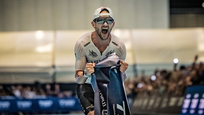 Sam Laidlow won the first ever London T100 Triathlon on Sunday