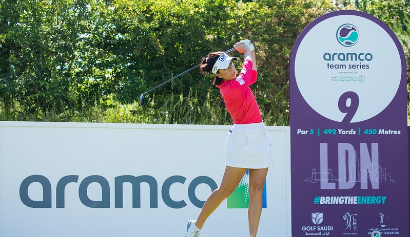 Georgia Hall has enjoyed success at the Aramco Team Series in London