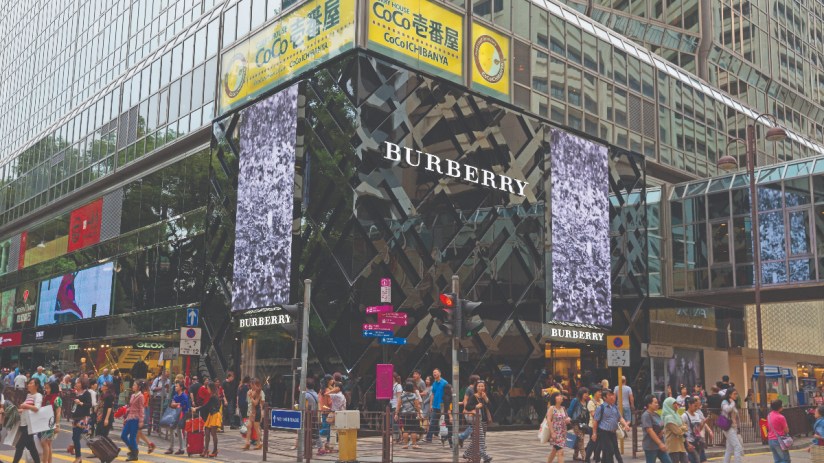 A Burberry store in Hong Kong. The company has been hit by a slowdown in sales in China.