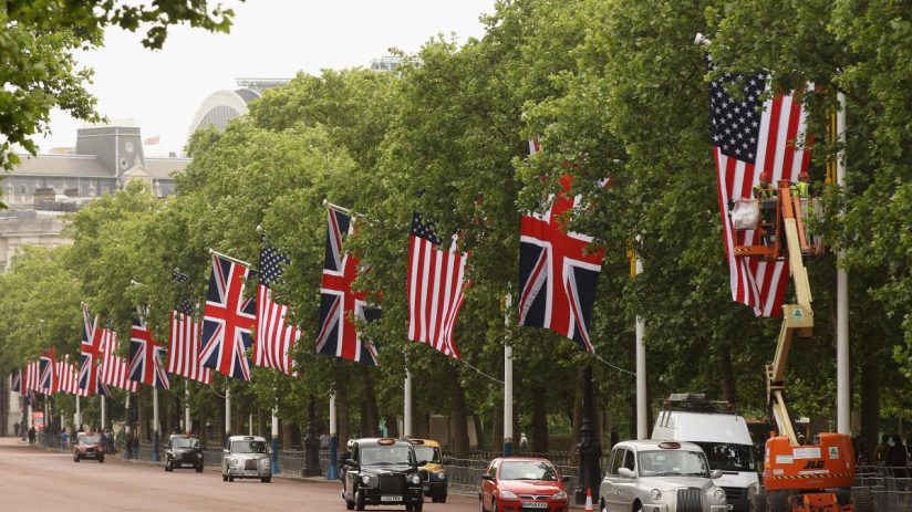 The UK has the lowest tariffs of any country affected by the US trade war. (Photo by Oli Scarff/Getty Images)