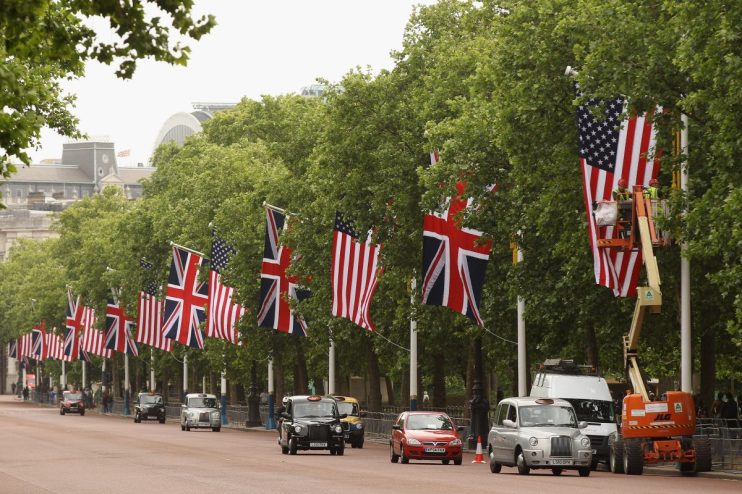 The UK has the lowest tariffs of any country affected by the US trade war. (Photo by Oli Scarff/Getty Images)