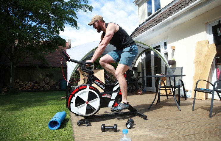 Wattbike in use