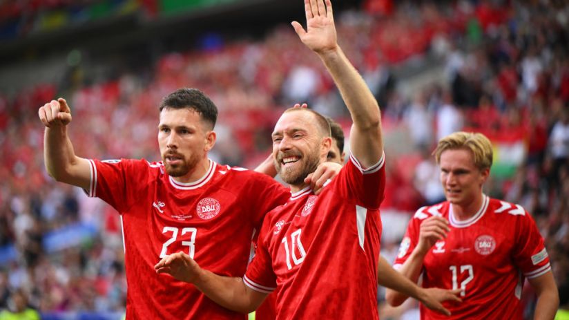 Denmark's Christian Eriksen makes our alternative team of Euro 2024 for his four key passes per game