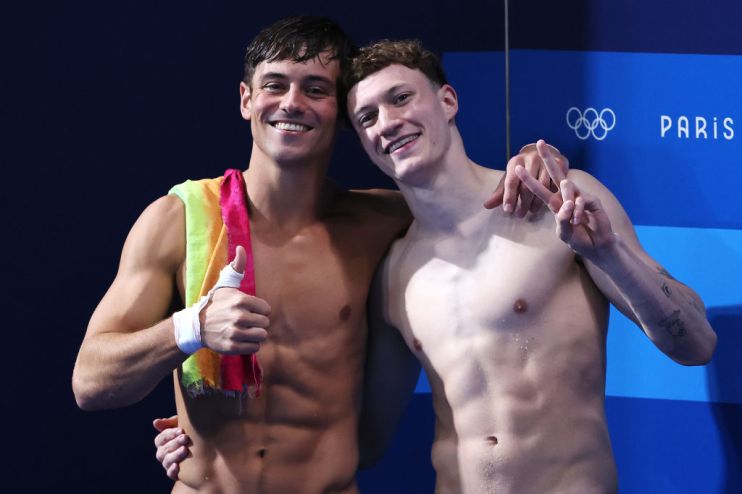 Team GB’s Tom Daley and Noah Williams won silver in the men’s 10m synchro diving at the Paris 2024 Olympics