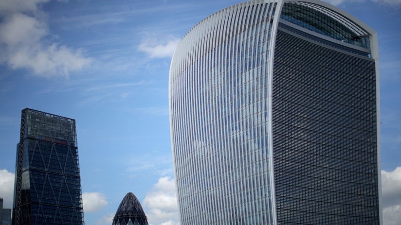The 'Walkie Talkie' building is located in the City of London. (Photo by Christopher Furlong/Getty Images)