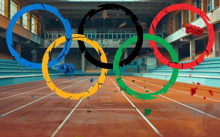 Deserted professional running track in a stadium. Concept Sports Photography, Abandoned Places, Urban Exploration, Athletic Facilities