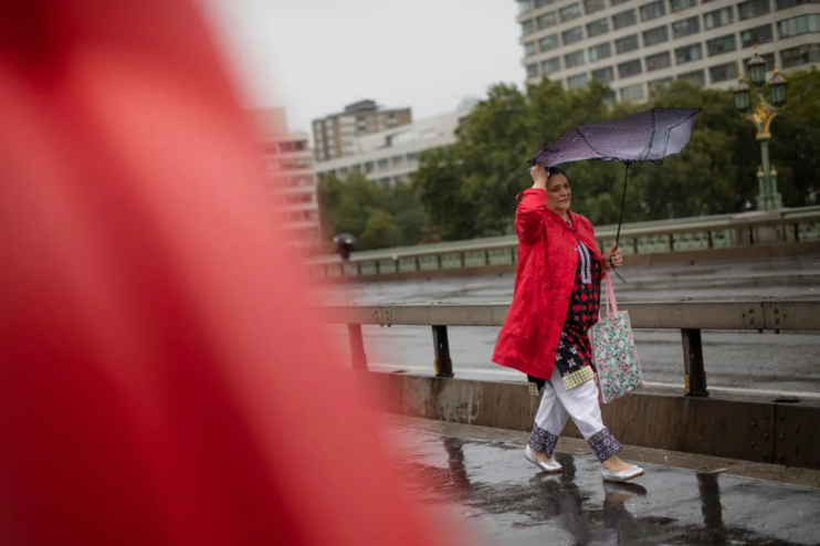 Barbecue equipment, home and garden renovations and garden centres all suffered a drop in spending as the cold snap kept Brits indoors.(Photo by Dan Kitwood/Getty Images)