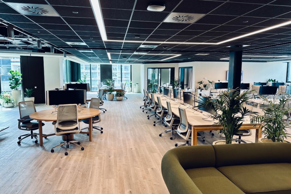 New open plan office