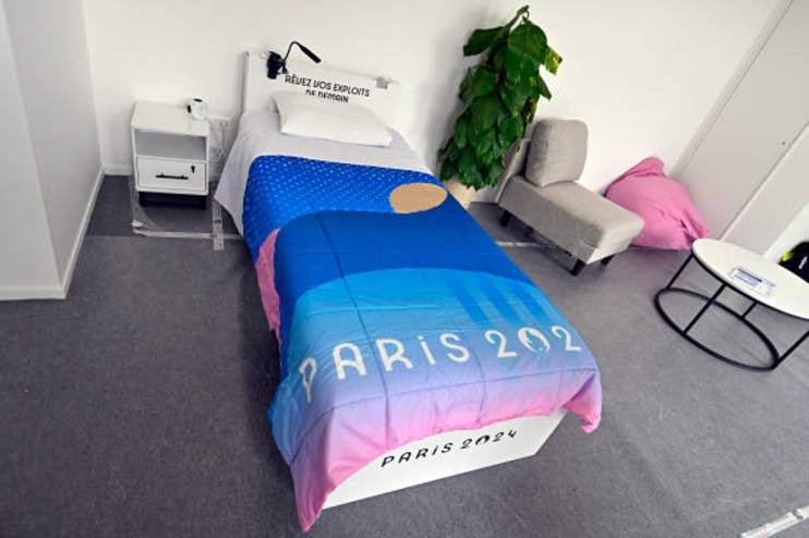 The so-called anti-sex cardboard beds at the Paris 2024 Olympic Village have left athletes stiff with firm mattresses causing discomfort.