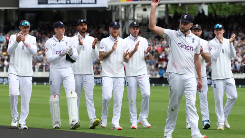 Debutant Gus Atkinson stole the show in James Anderson’s final Test match, taking seven wickets on an opening day where England dominated.