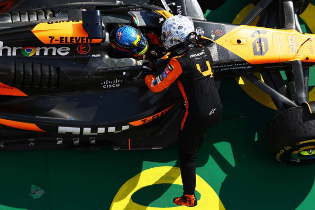 Oscar Piastri won his first Formula 1 grand prix in Hungary on Sunday after a late team order from his McLaren garage forced teammate Lando Norris to move aside for the Australian.