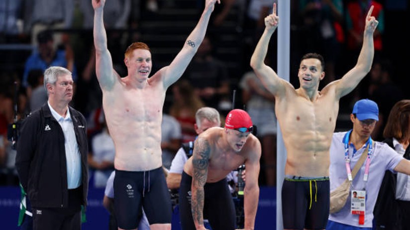 Great Britain made a splash in the pool on Tuesday, winning a gold medal in the 4x200m freestyle relay at the Paris 2024 Olympic Games.