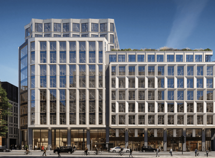 imagine of an office in central London