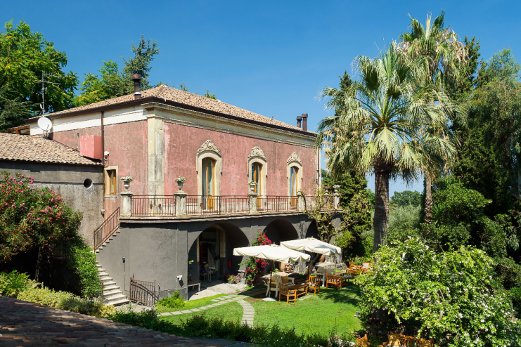 Hidden among the vineyards in the foothills of Mount Etna is one of Sicily's great hotels