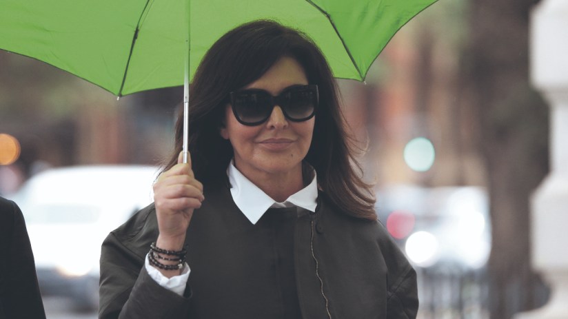 Unexplained Wealth Order recipient Zamira Hajiyeva arrives at Westminster Magistrates' Court for her extradition hearing. Photo credit: Jonathan Brady/PA Wire