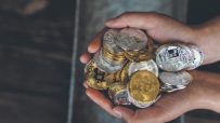 Bitcoin prices have fallen almost six per cent for UK investors.