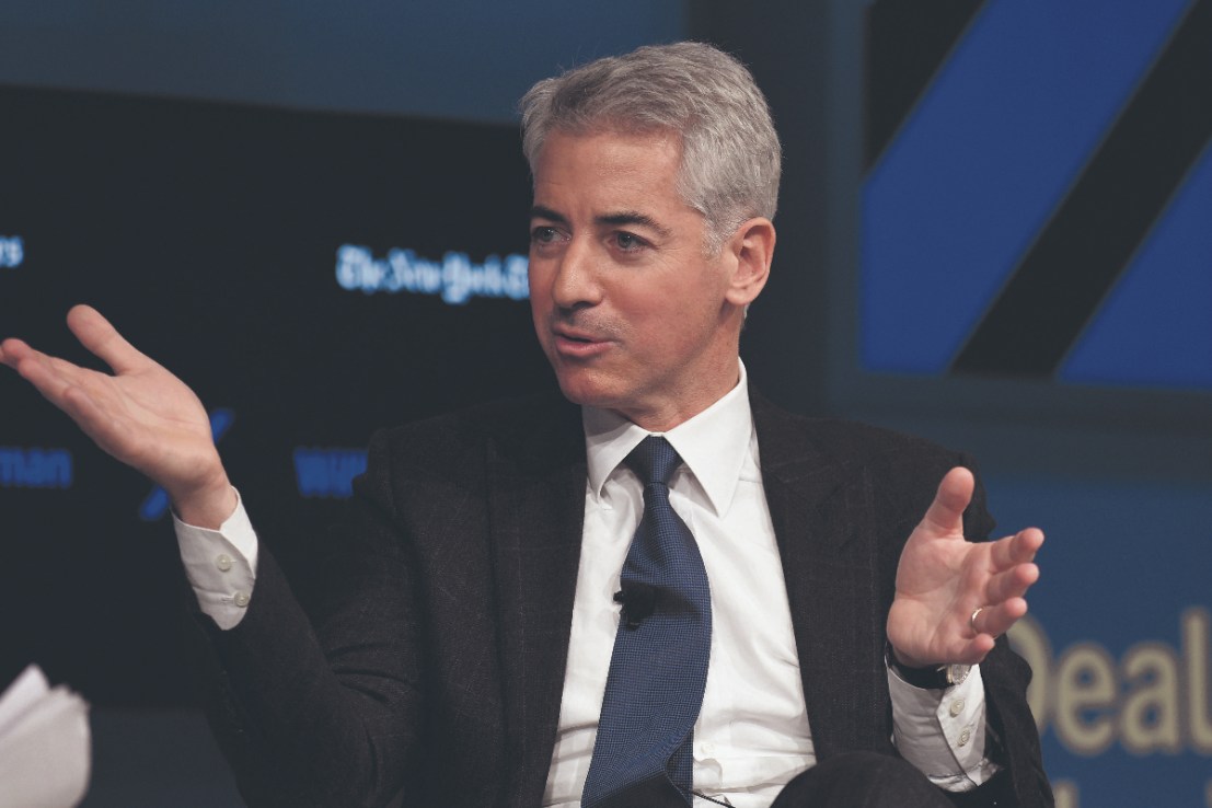 Bill Ackman, manager of FTSE 100 trust Pershing Square (Photo by Bryan Bedder/Getty Images for The New York Times )