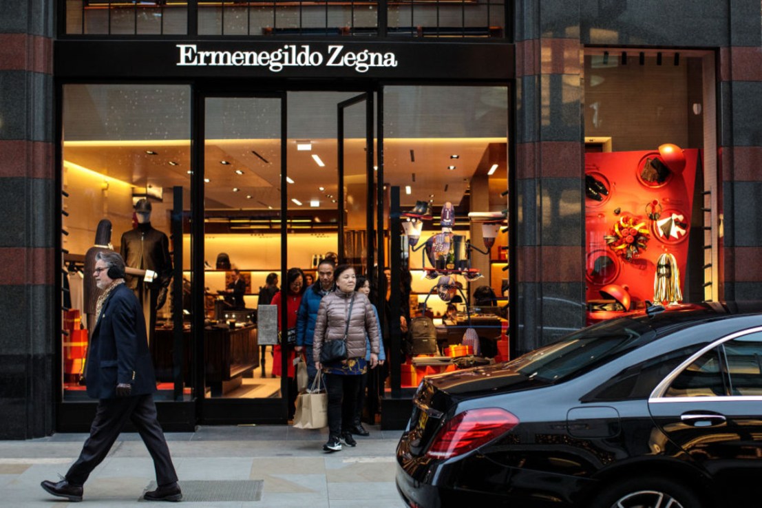 Zegna has reported a rise in its UK sales. (Photo by Jack Taylor/Getty Images)
