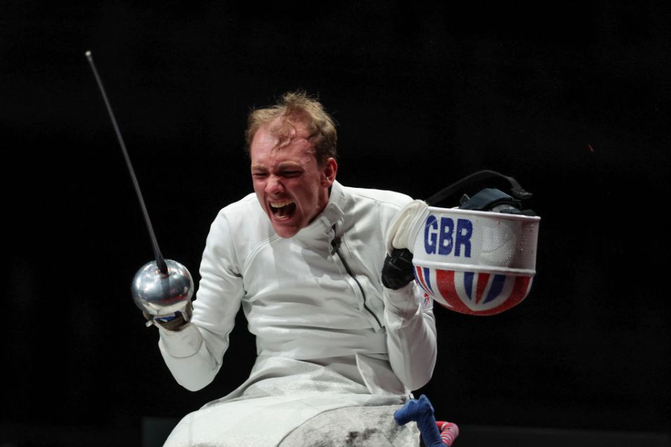 British fencer Piers Gilliver will defend his Paralympic title in Paris