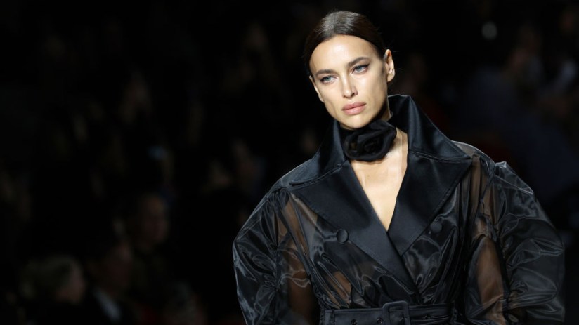 Irina Shayk walks the runway at the Dolce&Gabbana fashion show during the Milan Fashion Week Womenswear Spring/Summer 2024 on September 23, 2023 in Milan, Italy. (Photo by Vittorio Zunino Celotto/Getty Images)