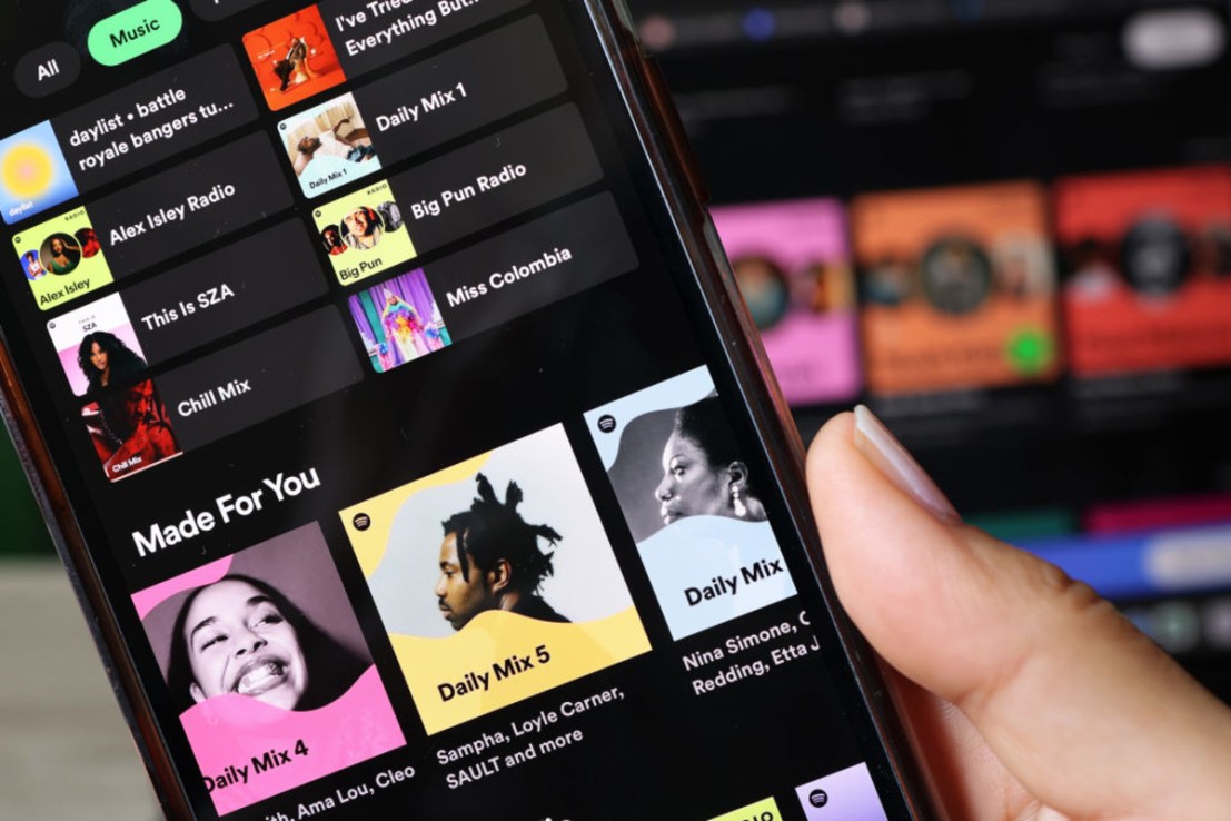 Sales and profit have increased at the UK arm of Spotify. (Photo Illustration by Michael M. Santiago/Getty Images)