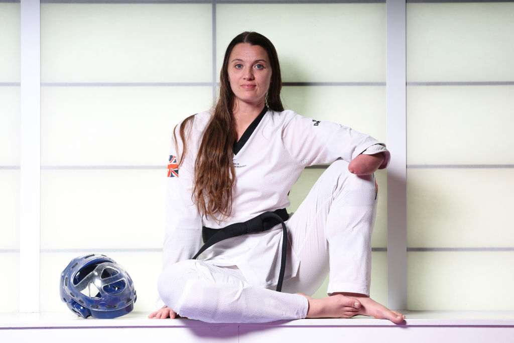 Amy Truesdale is a British medal hope in taekwondo at the Paris 2024 Paralympics