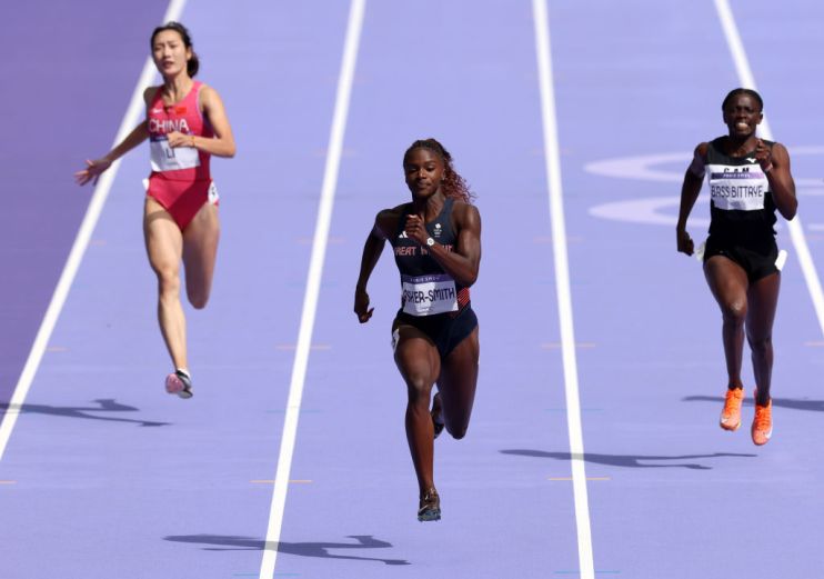 Asher-Smith was third fastest as three Team GB sprinters advanced from the women's 200m heats at the Paris Olympics