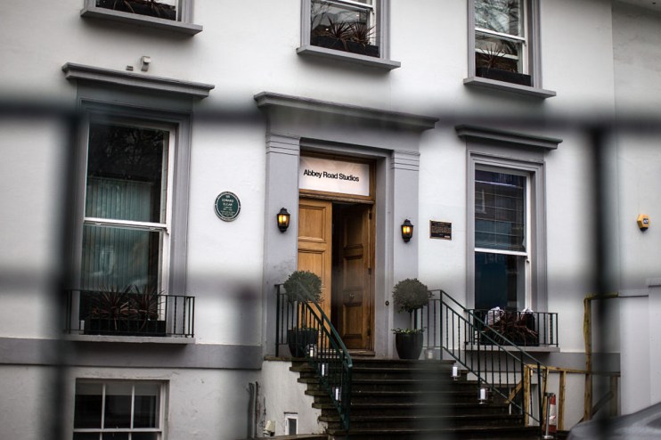 The popularity of Abbey Road Studios among artists has helped boost Virgin Records' profit. (Photo by Carl Court/Getty Images)