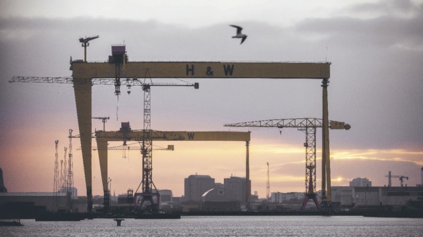 Harland & Wolff's two iconic cranes, Samson and Goliath, have long dominated Belfast's skyline.