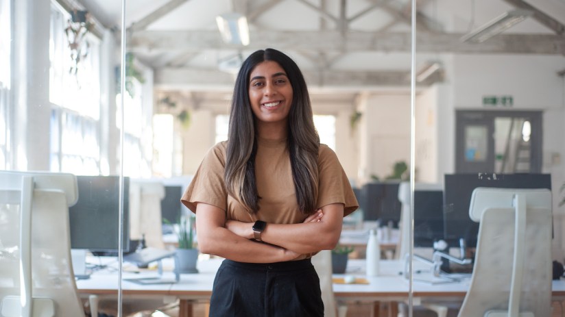 Murvah Iqbal, co-founder of sustainable parcel delivery start-up, Hived.