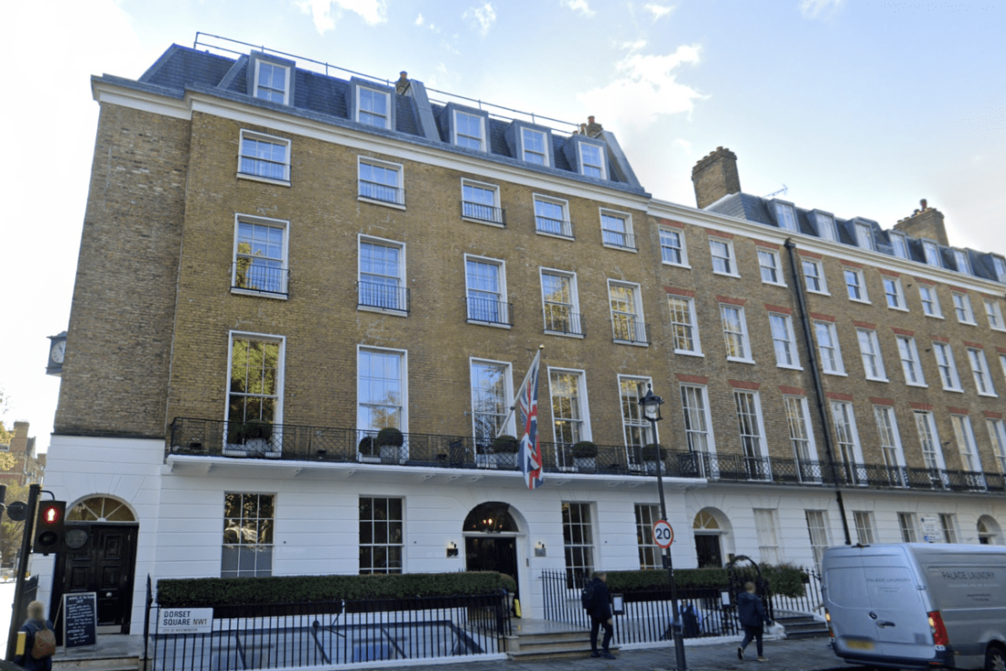 The Dorset Square Hotel, London.