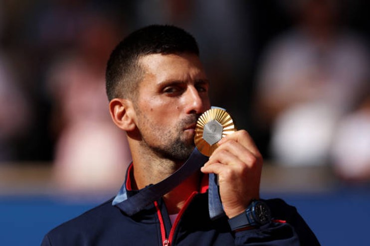 Novak Djokovic became just the fifth tennis player to complete the career Golden Slam after beating Spaniard Carlos Alcaraz 7-6 7-6 yesterday in the men’s singles final at the Paris 2024 Olympic Games.