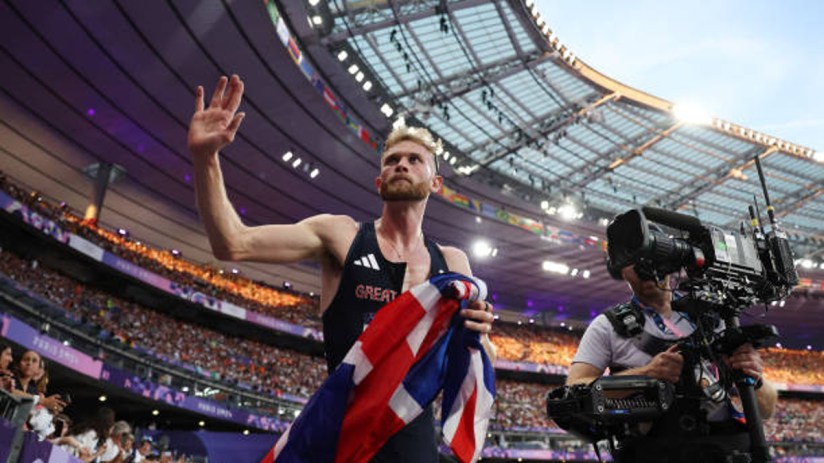Josh Kerr beat his great 1500m rival Jakob Ingebrigtsen yesterday in the Olympic Games final but it was not enough to claim gold at the Stade de France.