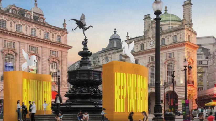 The new Yinka Ilori piece will appear from 20 August