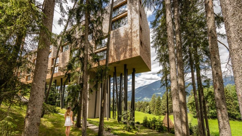 My Arbor is a five-star wellness tree hotel in the Italian Dolomites