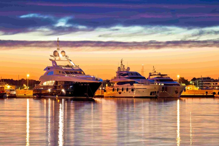Image of yachts in a marina - the boats have traditionally been the preserve of the super rich