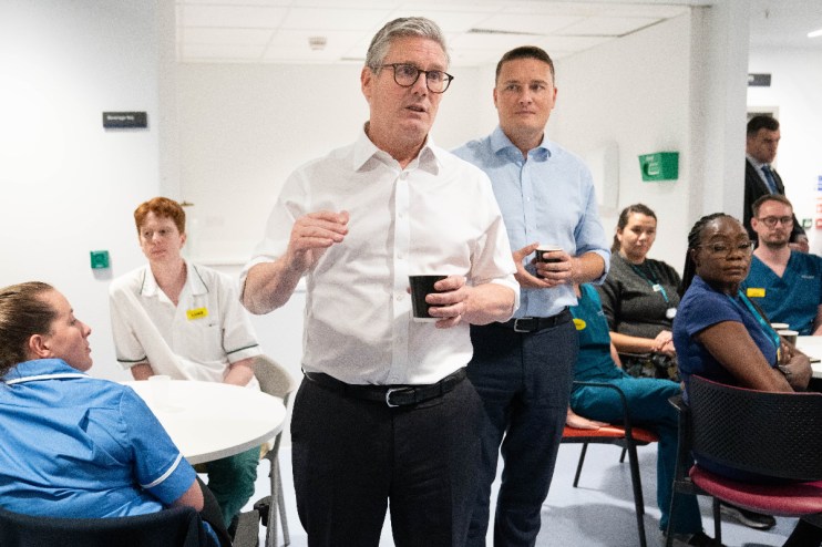 Reforming the National Health Service (NHS) will help get the British public “back to health and work” as well as “driving economic growth”, Sir Keir Starmer will say. Photo: PA