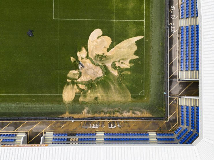 AFC Wimbledon have called off their Carabao Cup tie with Newcastle tomorrow after flooding caused holes in their pitch