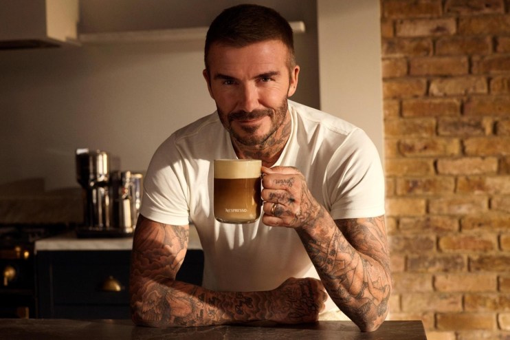 Nespresso signed up David Beckham as a brand ambassador in 2023.