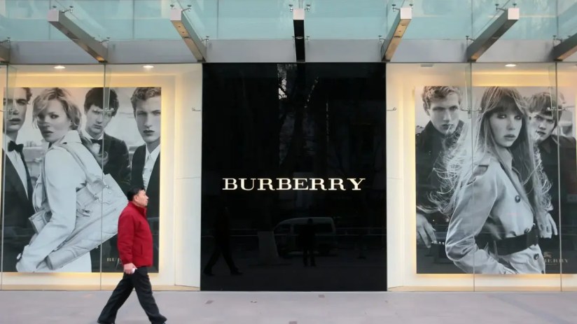 Burberry's share price rose by more than four per cent in early trades
